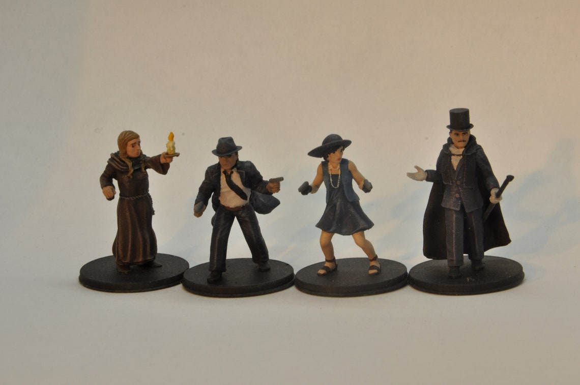 Investigator Miniatures 32mm for Arkham Horror 2nd edition and Etsy