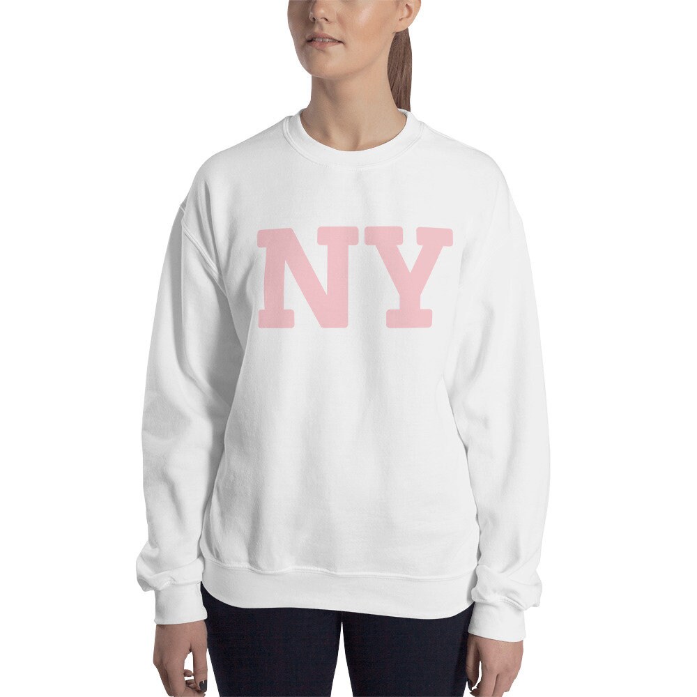 NY New York Sweatshirt Large Graphic Comfy Crewneck Pullover | Etsy