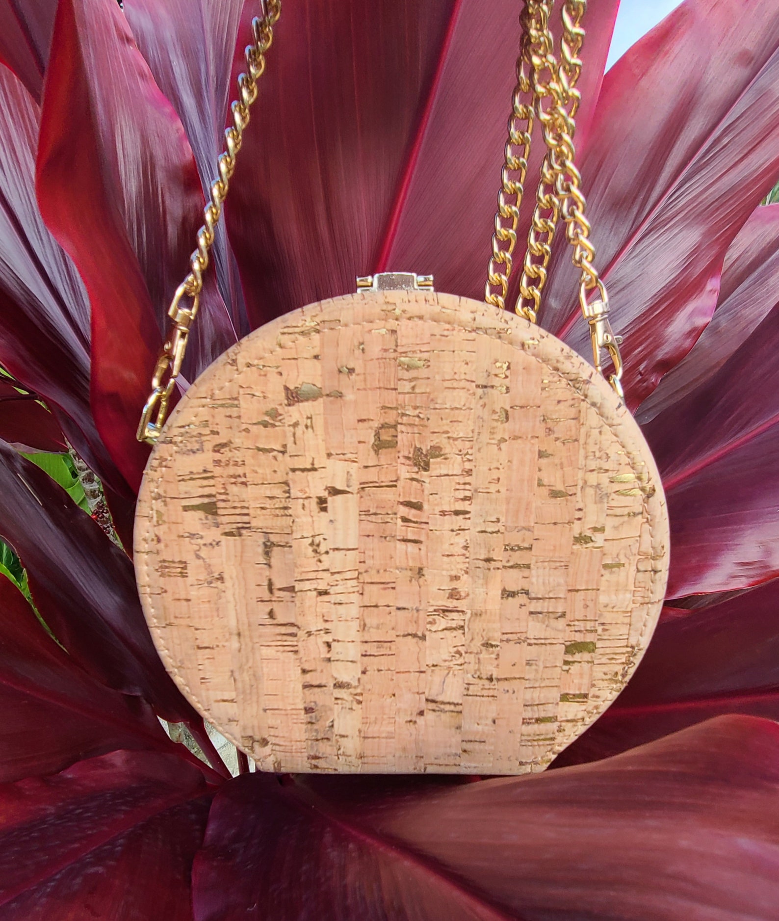 Cork Purse Beautiful with Shoulder Strap or Hand Carry Etsy