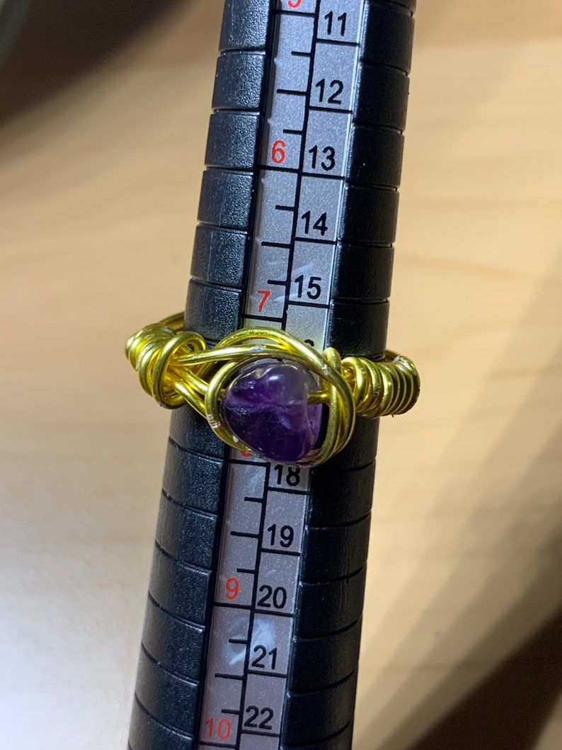 Amethyst Gem Ring