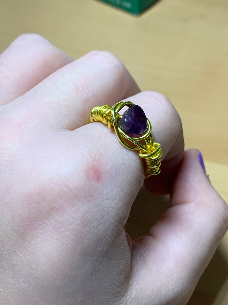 Amethyst Gem Ring
