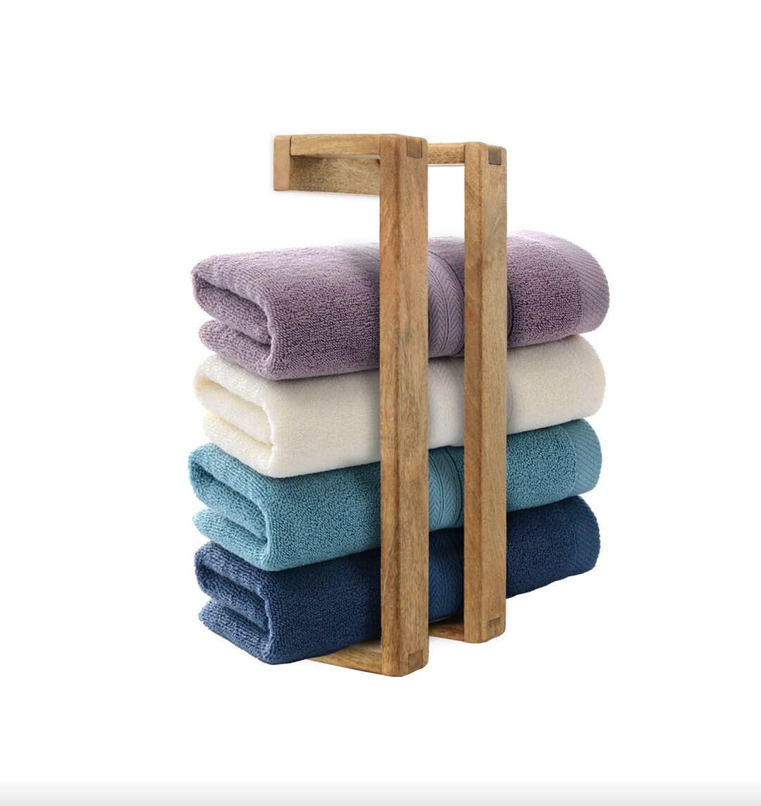 Wall Mounted Towel Rack Rustic Towel Storage Blanket Rack 23 Towel