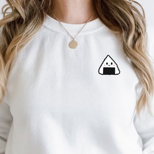 onigiri sushi bolas de arroz suéter sudadera jersey kawaii sudadera suéter jersey