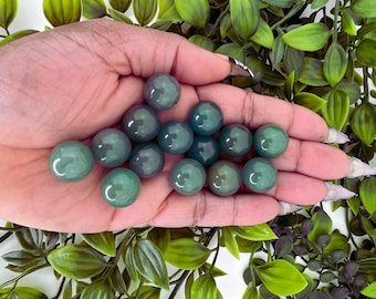 Mini green aventurine sphere - green aventurine crystal ball - 0.6" green aventurine polished sphere - 15mm green aventurine mini sphere orb