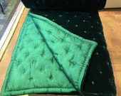 Luxury Velvet Coverlet, Starry Silk Velvet Quilt/ Blanket, Glamour Silk Bedspread, Vietnam Silk Comforter/Duvet/Throw