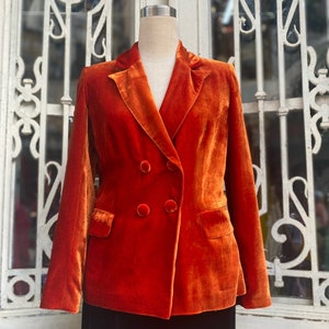 Luxury Silk Velvet Jacket/Coat/Vest for Women and Men, Silk Velvet Blazer in Custom Sizes and Colors Handmade in Vietnam.