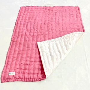Natural Silk Baby Blanket, Soft Infant Comforter, Lightweight Newborn Bedspread/Coverlet/Duvet, Pure Mulberry Silk Quilt Handmade in Vietnam