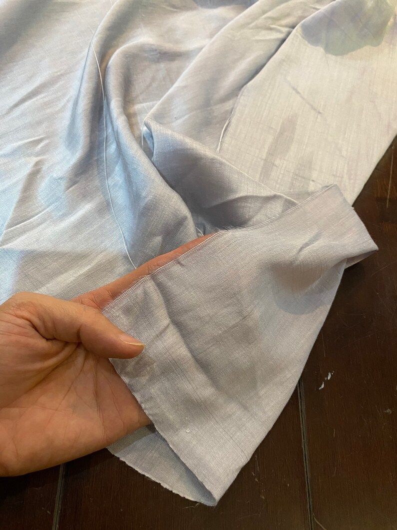 Silk Linen Fabric Linen Fabric by Yard/meter Solid Linen Etsy