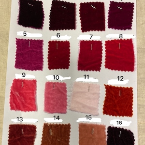 Silk and Silk Velvet Samples for Official Orders - By IndochinaSilkVietnam