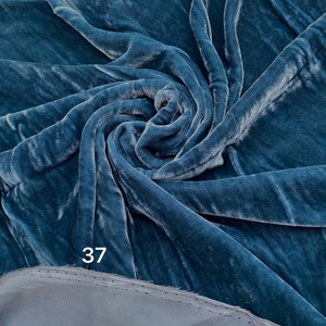 Luxury Mulberry Silk Velvet Fabric by the Yard/Meter/Custom Size, Natural Silk Velvet Retail/Wholesale, Silk and Rayon Velvet Fabric