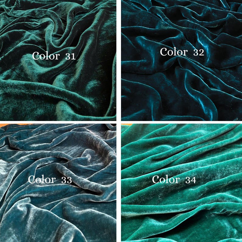 Silk Velvet Blanket, Coverlet, Bedspread, Quilt and Throw | Handmade in Vietnam | Custom Sizes & Colors Available | Arch Stitching Pattern image 6