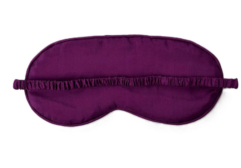 Silk Velvet Eye Cover, Silk Velvet Eye Sleeping Mask in Chosen Colors, Soft and Blackout Eye Cover for Travelling. image 6