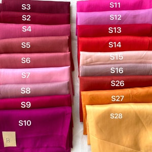 100% Silk Fabric by the Yard/Meter, 10 momme and 88 cm Wide, Wholesale/Retail, Vietnam Mulberry Silk Fabric for Lining/Clothes/Pillowcases image 5