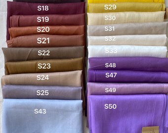 100% Mulberry Silk Fabric by the Yard/Meter, 10 momme and 88 cm Wide,  Wholesale/Retail, Vietnam Silk Fabric for Lining/Clothes/Pillowcases