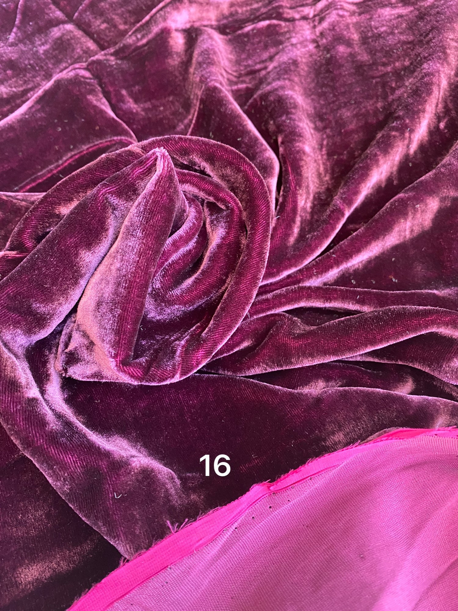 Crushed Synthetic Velvet  Decorative International Silk Inc. - Decorative  Silk