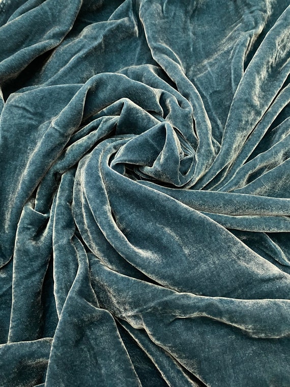 Luxury Silk Velvet Fabric by the Yard/meter/custom Size, Natural Silk Velvet  Retail/wholesale, Silk and Rayon Velvet Fabric 