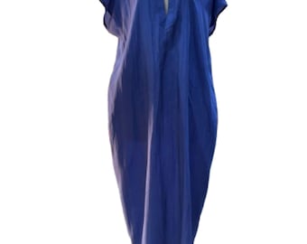 Pure Silk Kaftan Dress, 100% Mulberry Silk Long Dress, Summer Dress