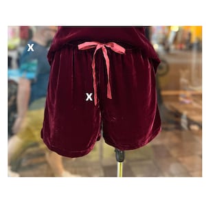 Silk Velvet Shorts for Women/Girls, Soft and Lightweight Summer Shorts, Custom Sizes and Colors