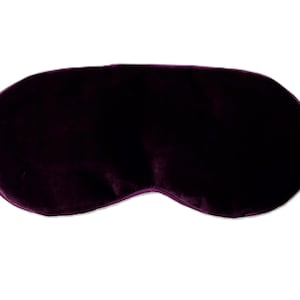 Silk Velvet Eye Cover, Silk Velvet Eye Sleeping Mask in Chosen Colors, Soft and Blackout Eye Cover for Travelling. image 5