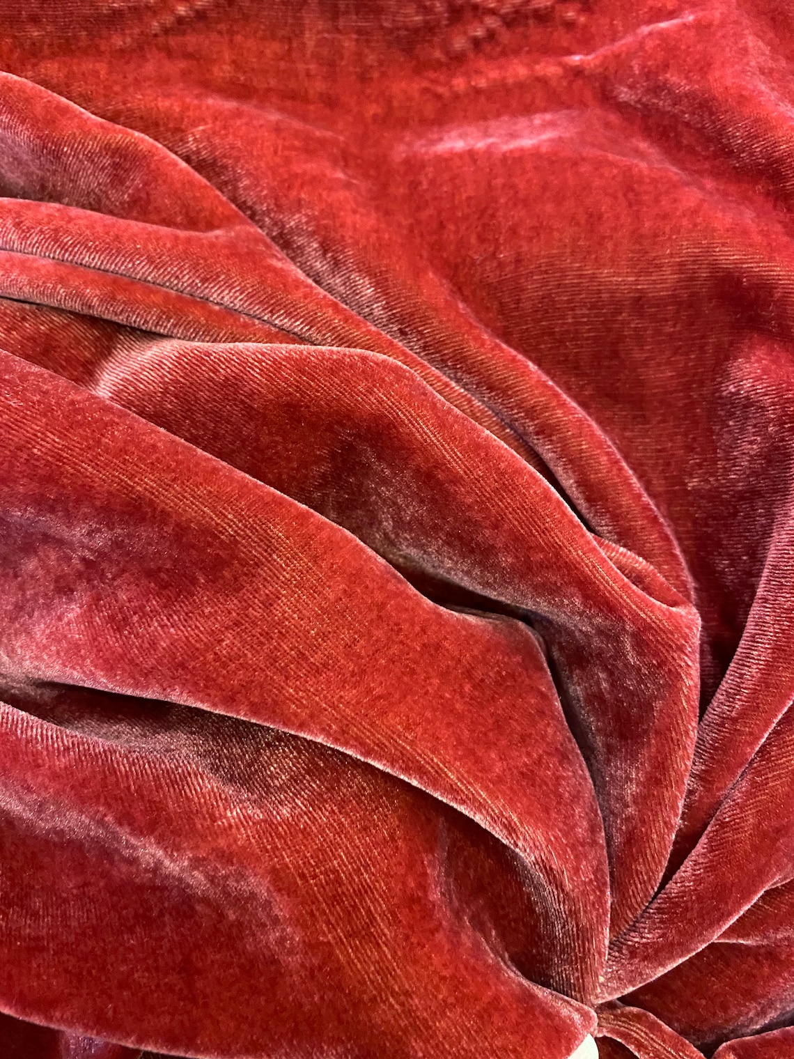 Natural Silk Velvet Fabric by the Yard/Meter Etsy