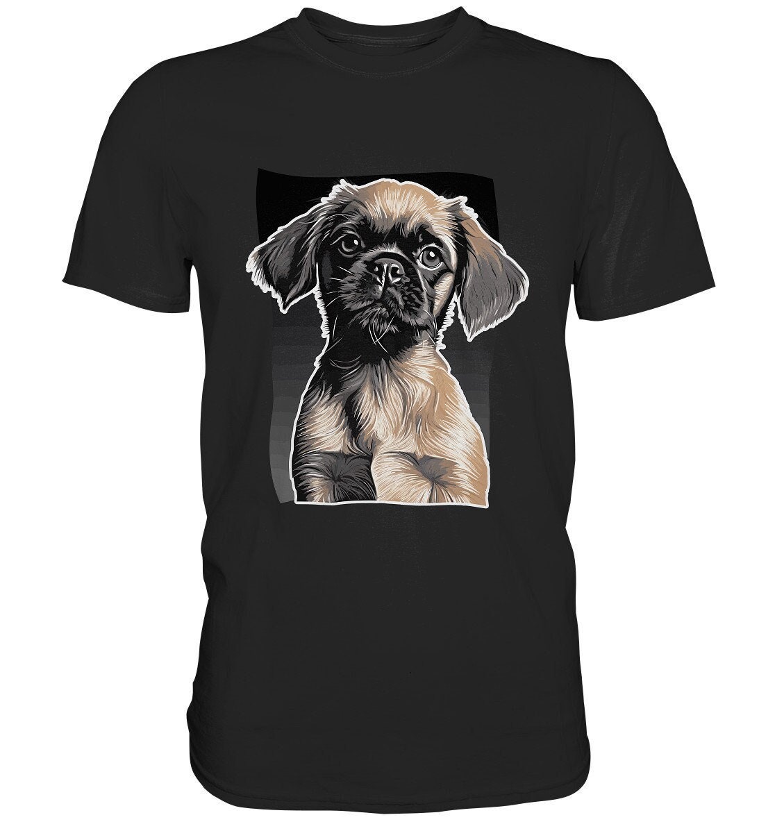 Petit Brabancon Shirt | Zwerggriffon Kopf Porträt | Geschenk