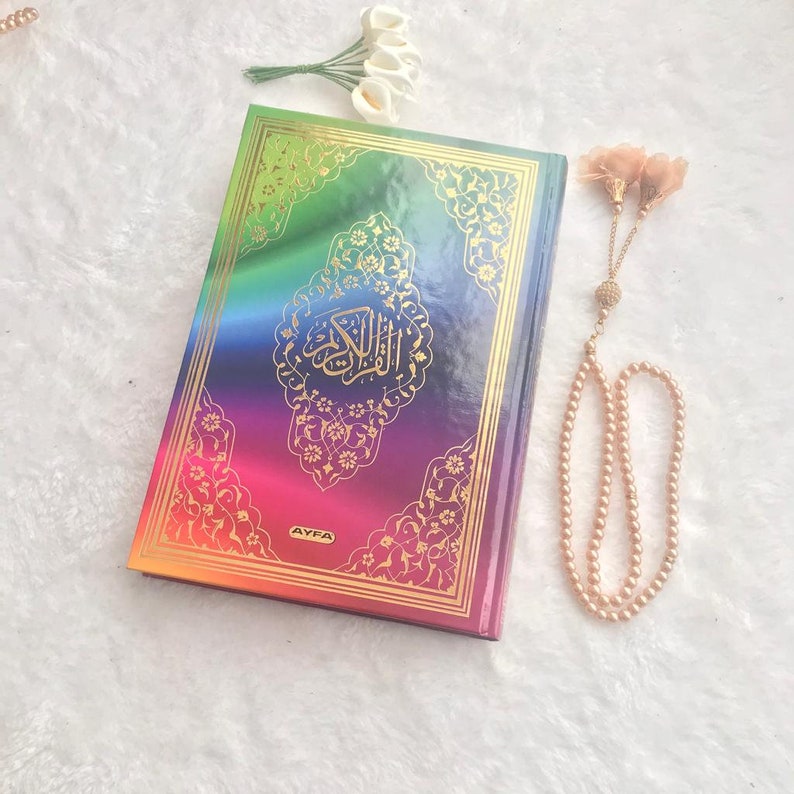 Rainbow Quran Full Arabic Quran Muslim Quran Moshaf Koran Etsy