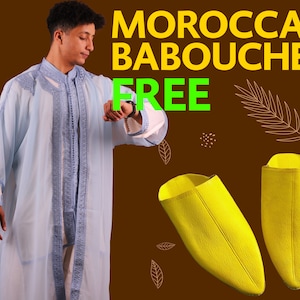 Moroccan Jabadour & FREE Babouche Royal wedding dress for men, Fancy traditional dress 3 pieces, Muslim Nikah dress Caftan Moroccan Jellaba