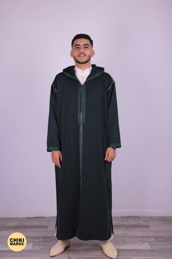 Kaftan voor mannen Djellaba voor mannen Marokkaanse Djellaba indoor Kaftan bruiloft djellaba Jabador voor mannen kaftan voor bruiloft lange jurk Etsy Belgie