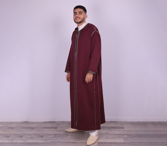 Caftan pour homme Djellaba pour homme Djellaba marocaine caftan d interieur djellaba de mariage Jabador pour homme caftan pour mariage robe longue Etsy France