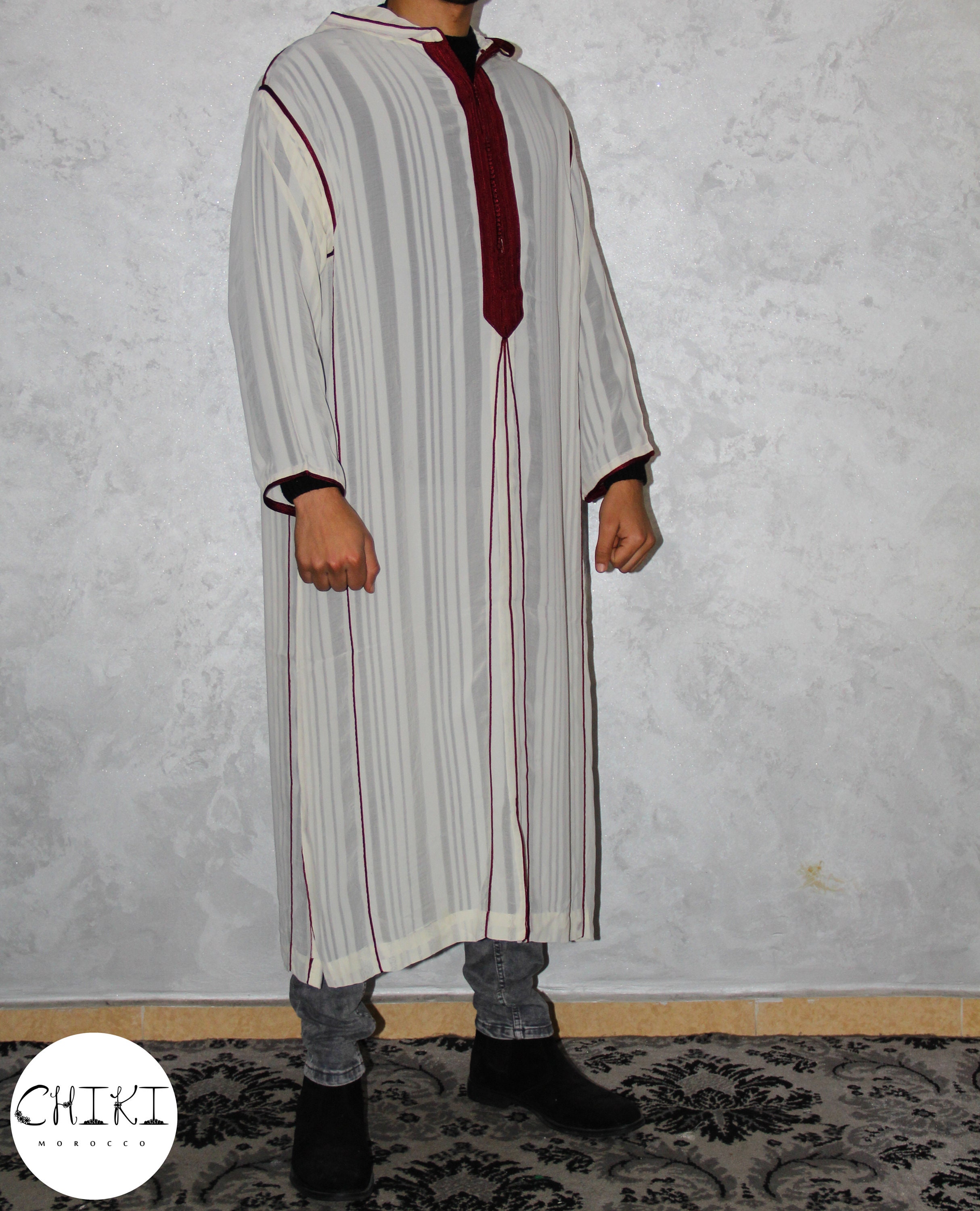 Caftan Pour Hommes Djellaba Pour Hommes Moroccan Kaftan for Men Djellaba for Men Djellaba Dress Out indoor Kaftan Djellaba Moroccan Etsy