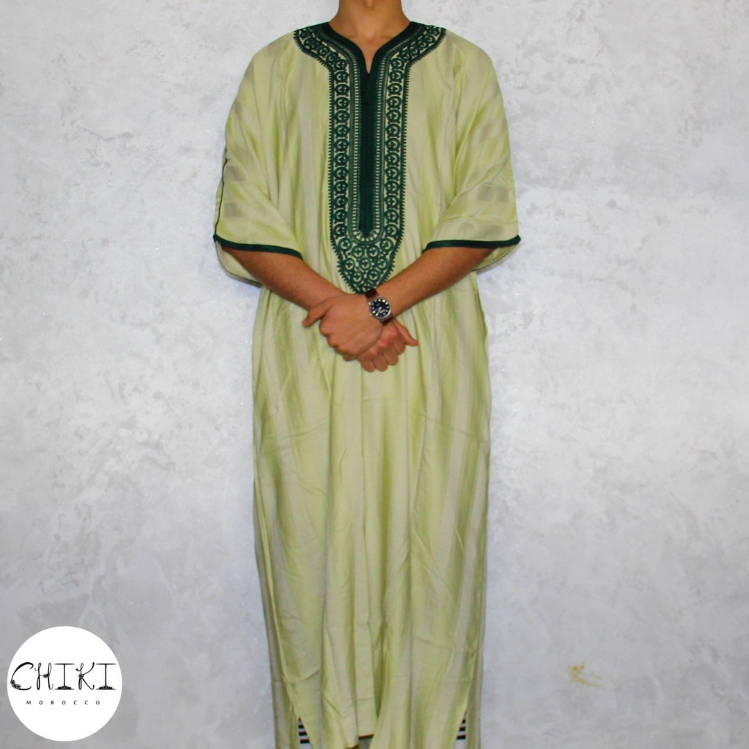 Caftan Pour Hommes Djellaba Pour Hommes Moroccan Kaftan - Etsy