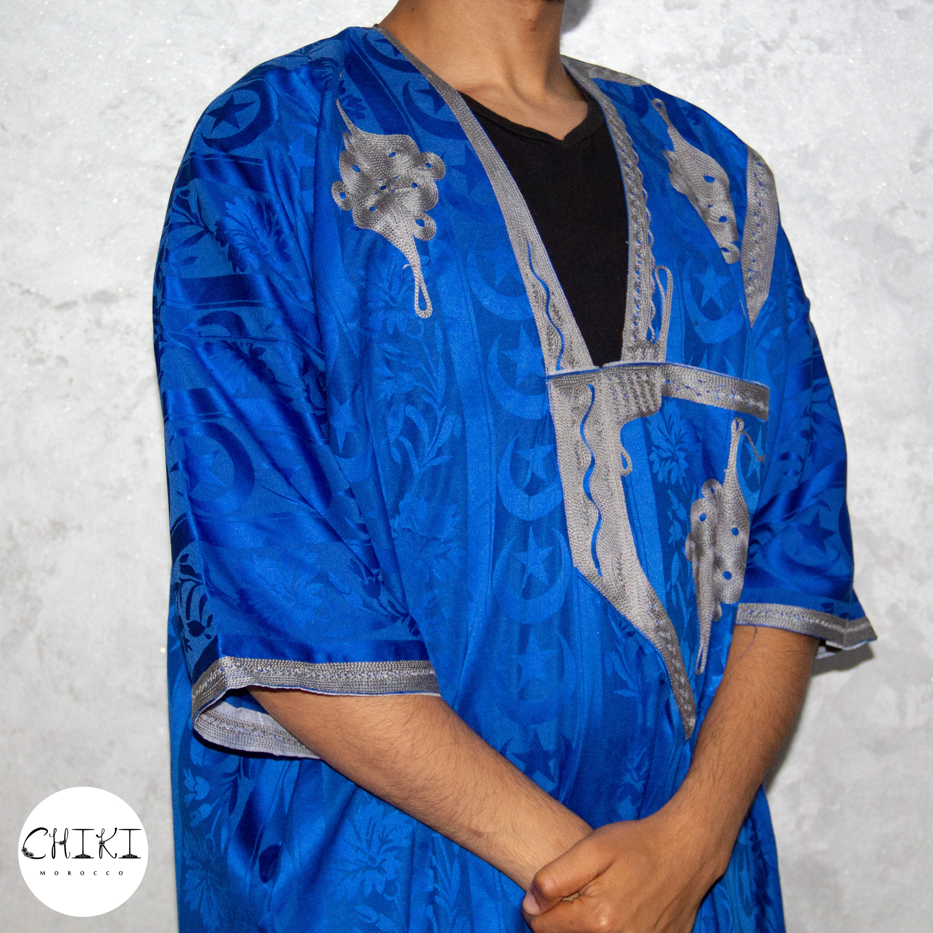 Tuareg Clothing Gandora With Tuareg Scarf Djellaba Sahraoui Etsy UK