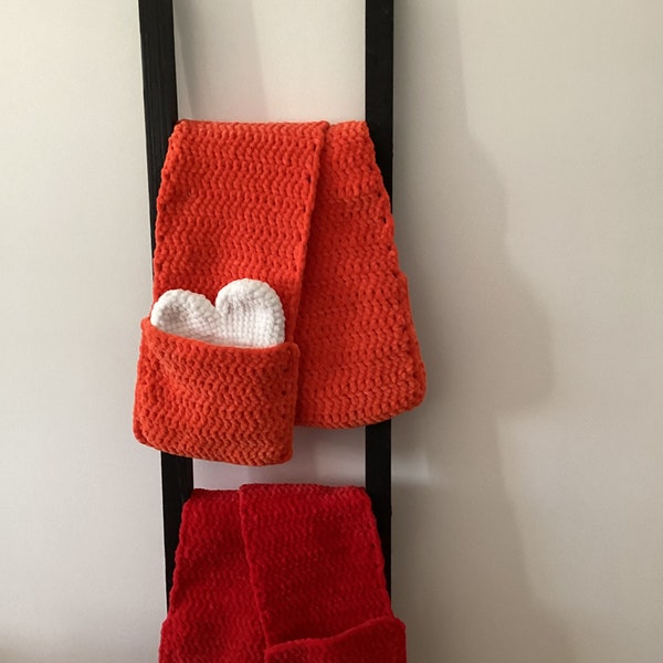 Echarpe à poche pour enfant orange