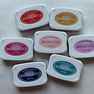 Almohadillas de tinta de calidad para artistas / Almohadillas de tinta Memento / Almohadillas de tinta de tinte resistentes a la decoloración