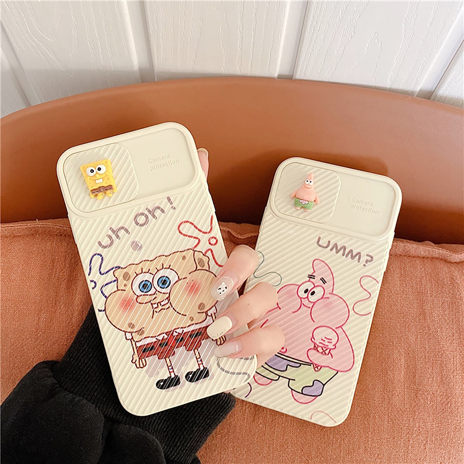 Cute SpongeBob Patrick Star Camera Lens Protection Tpu Anime Etsy