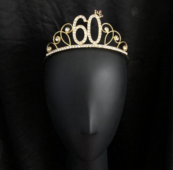60. Geburtstag Schärpe & Krone Set In Rosegold - Perfekte Deko Für Die Geburtstagskönigin