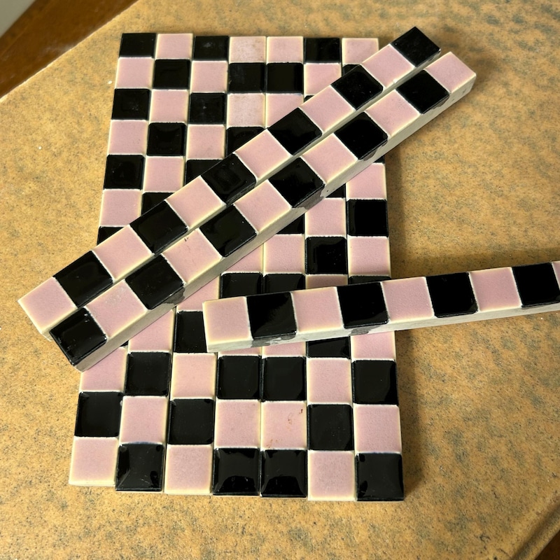 Vintage Checkerboard Tile - Etsy