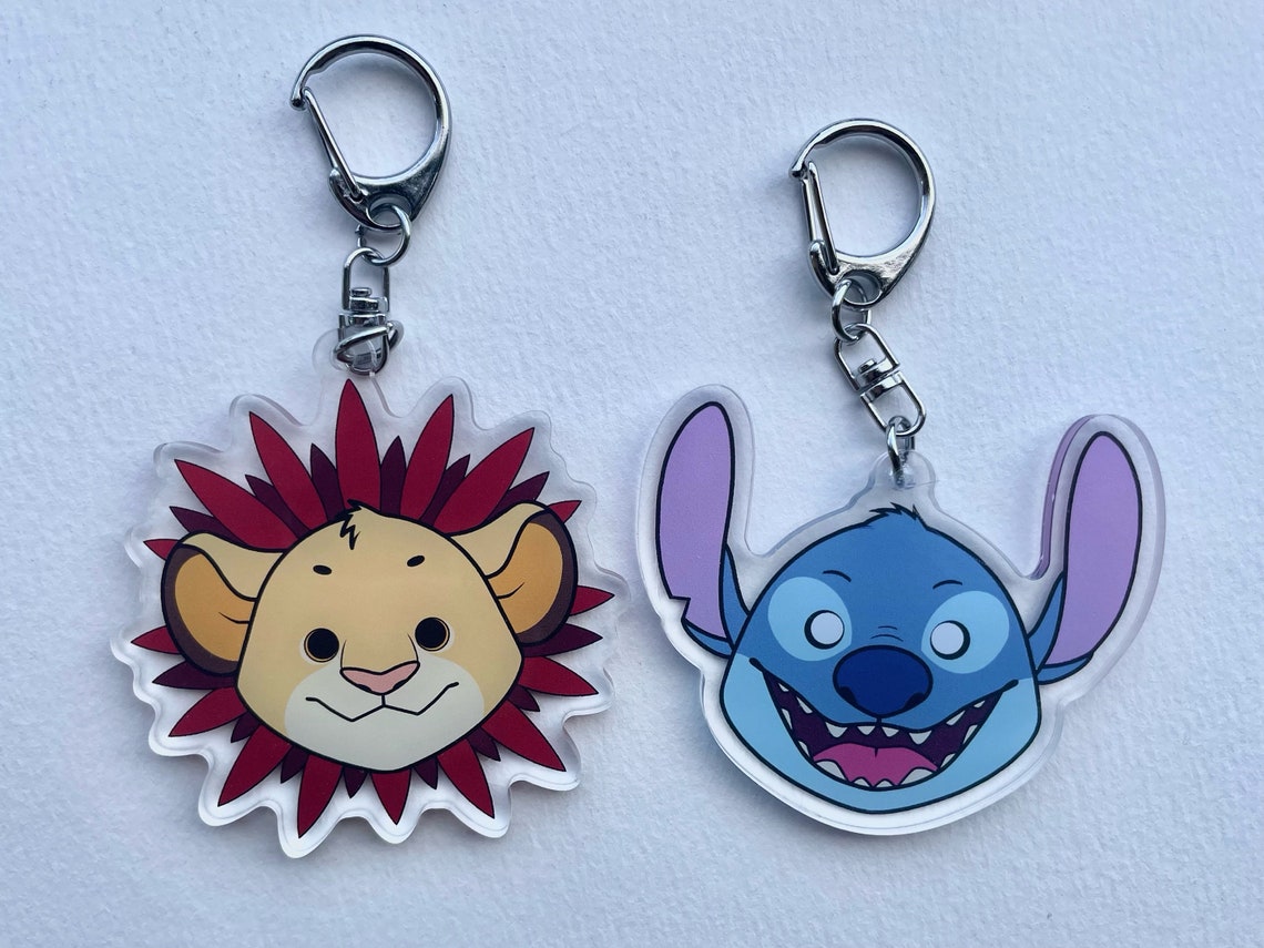 Animated Classics | Acrylic Keychains - Etsy