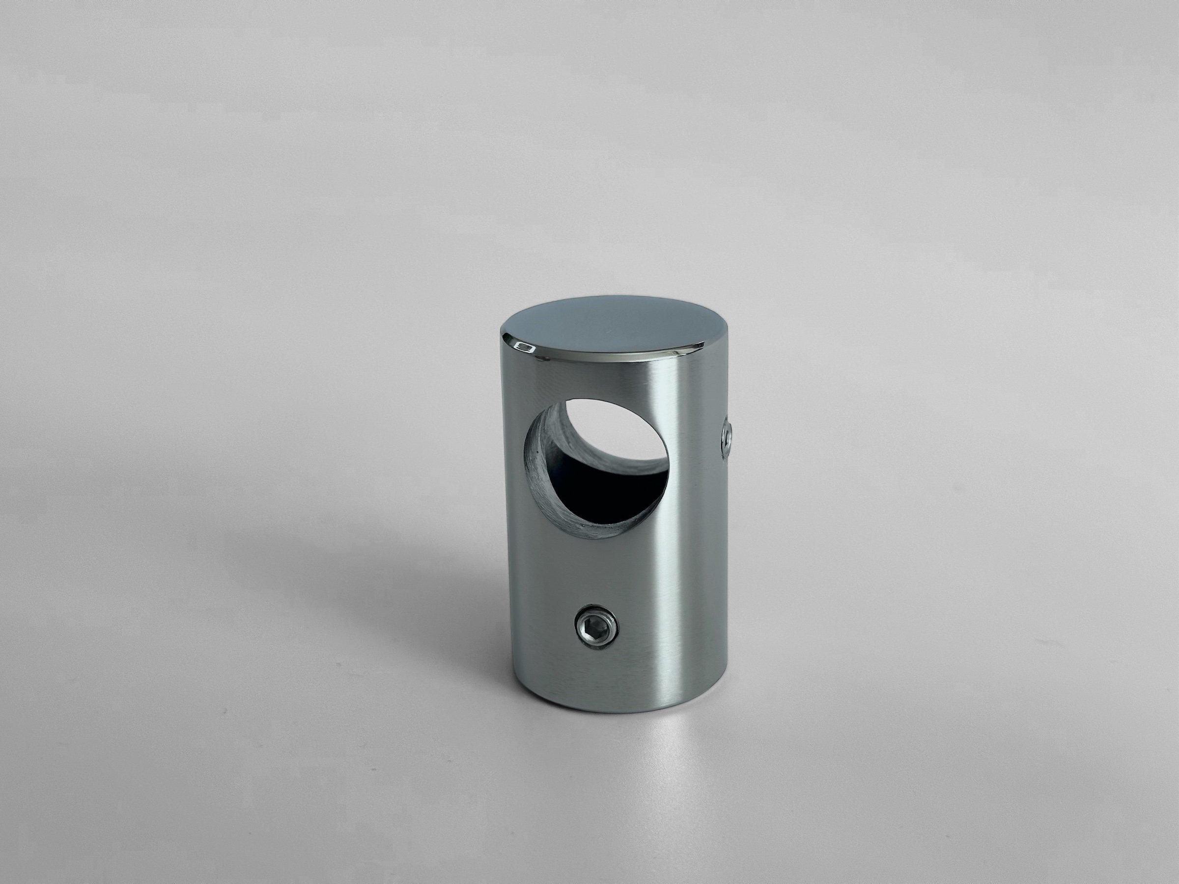 TYPE A-P | Stainless Steel Union Pipe Fitting | Industrial Shelf | DIY Furniture Hardware | Custom Cut Pipes & Rods | Free Plan