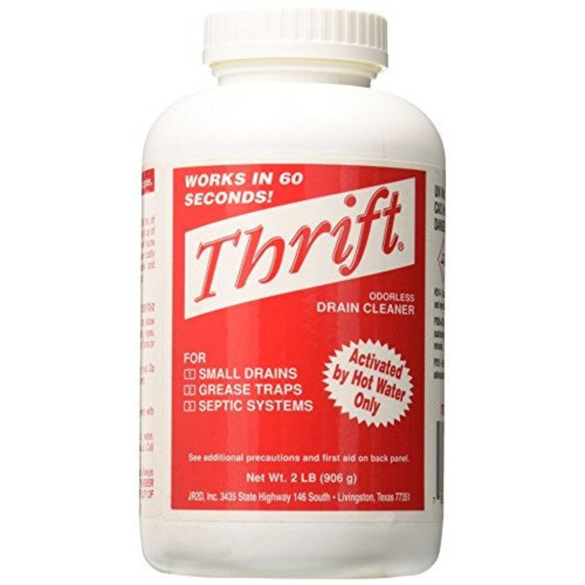 Thrift Alkaline Based Drain Cleaner 2Lb Granular Thrift T200 Etsy