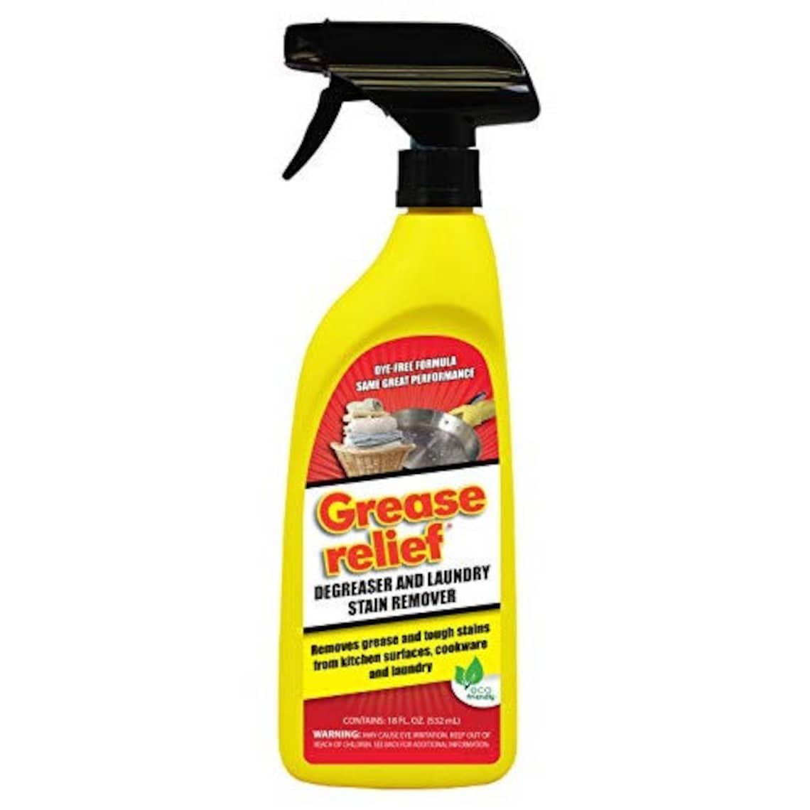 Grease relief Degreaser and Laundry Stain Remover 18 Ounce Etsy