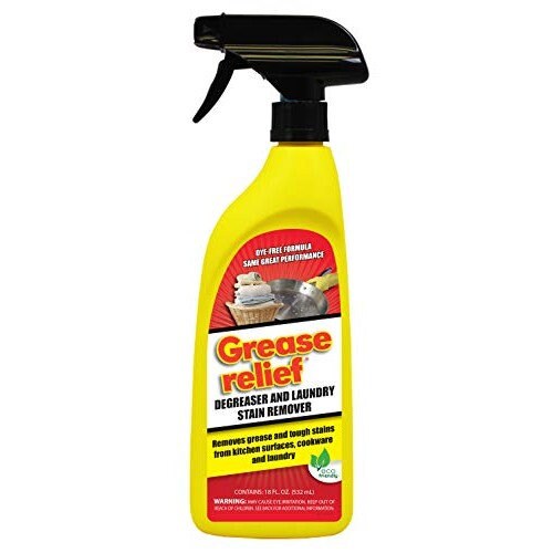 Grease relief Degreaser and Laundry Stain Remover 18 Ounce Etsy