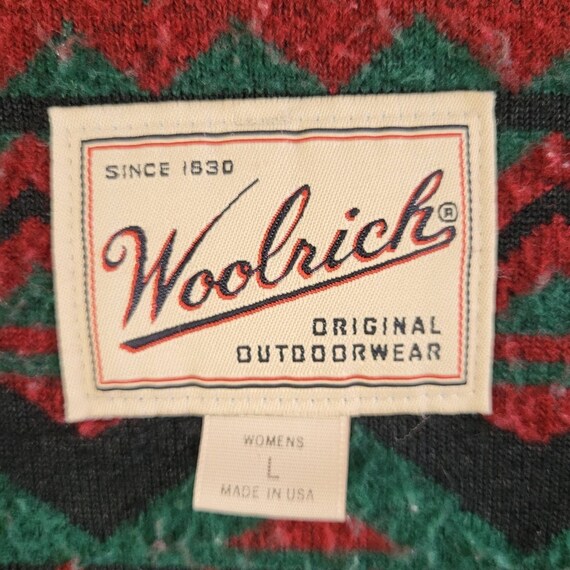 VTG Woolrich Southwestern Fleece Blanket Hooded F… - image 8