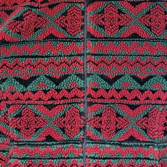 VTG Woolrich Southwestern Fleece Blanket Hooded F… - image 2