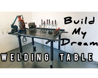 Greatest Welding Table build (Dreambuild) Plan set + DWG file from the Tabletops