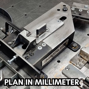 Plans for a universal Metal Bender in Millimeter English Bild 1