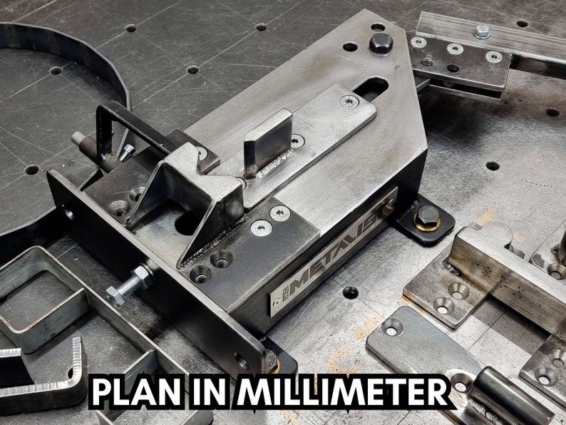 Plans for a universal Metal Bender in Millimeter English Bild 1