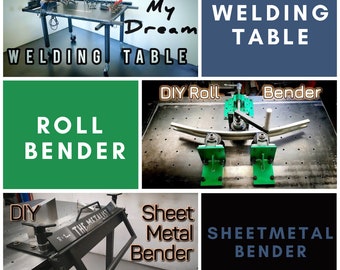 Bundle: Welding Table, Sheetmetal Bender and Round Bender