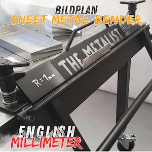 Plans for a DIY Sheet Metal Bender in Millimeters (English)