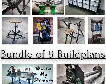 Bundle of 9 Buildplans